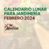 Calendario Lunar para Jardinería Febrero 2024