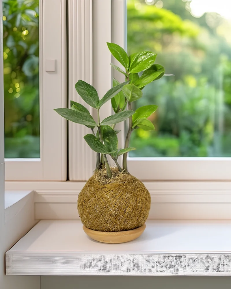 Kokedama Palma Z Pequeña - Imagen 4